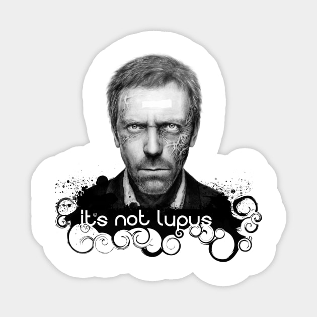 It's Not Lupus Sticker by Olechka